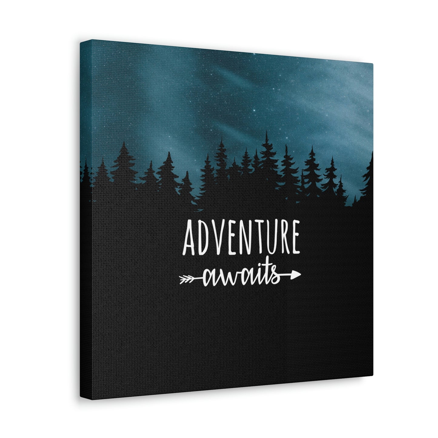 Adventure Awaits Art Vacation Landscape Explore Aesthetic Classic Art Canvas Gallery Wraps