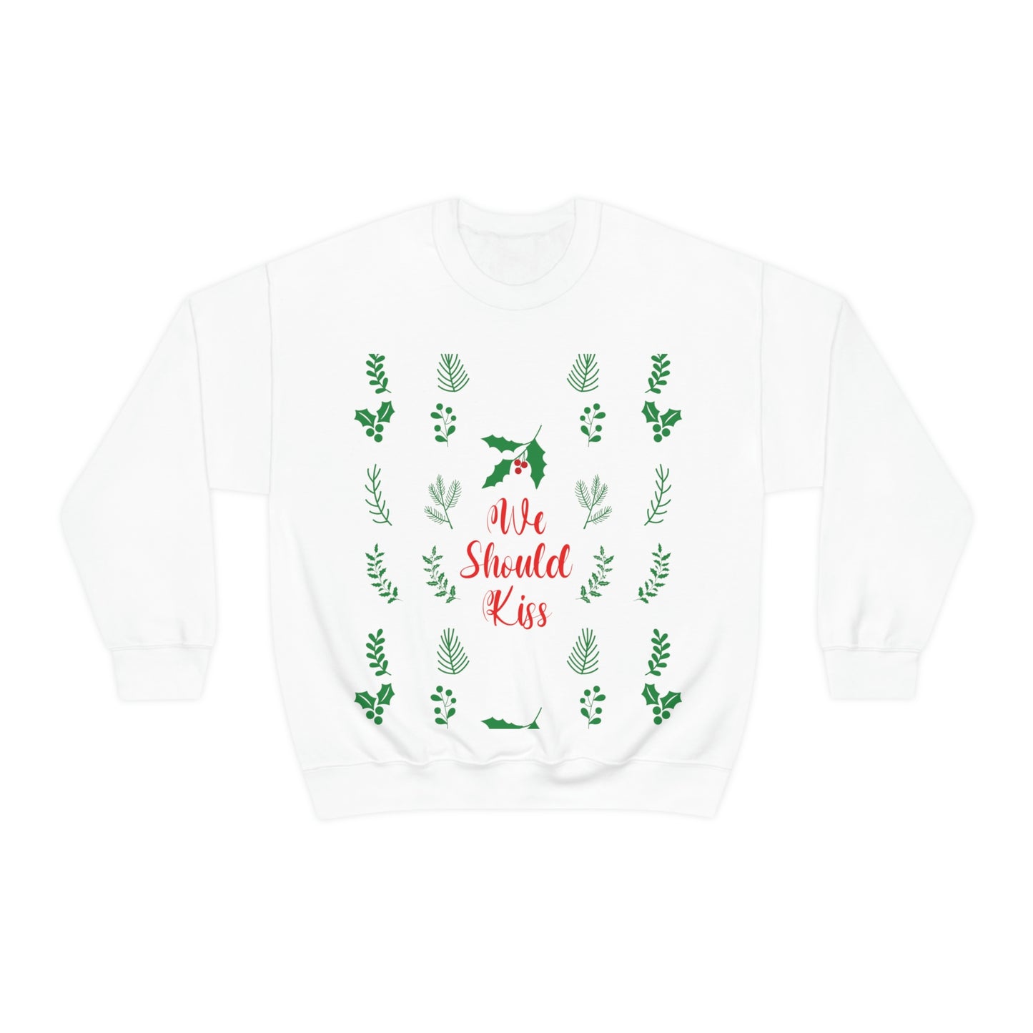 We Should Kiss Leaves Quotes Unisex Heavy Blend™ Crewneck Sweatshirt