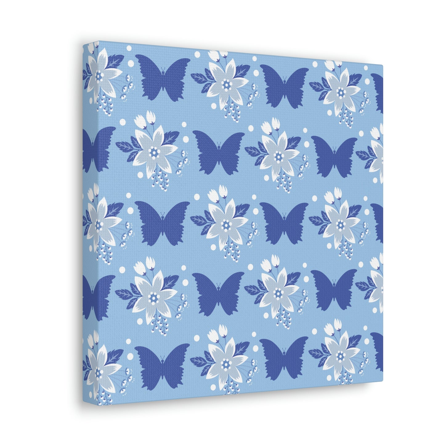 Butterfly Pattern Nature Animal Lovers Classic Art Canvas Gallery Wraps