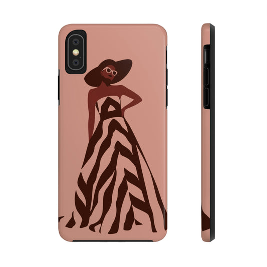 Retro Movies Woman in Dress Vintage Film Lover Tough Phone Cases Case-Mate