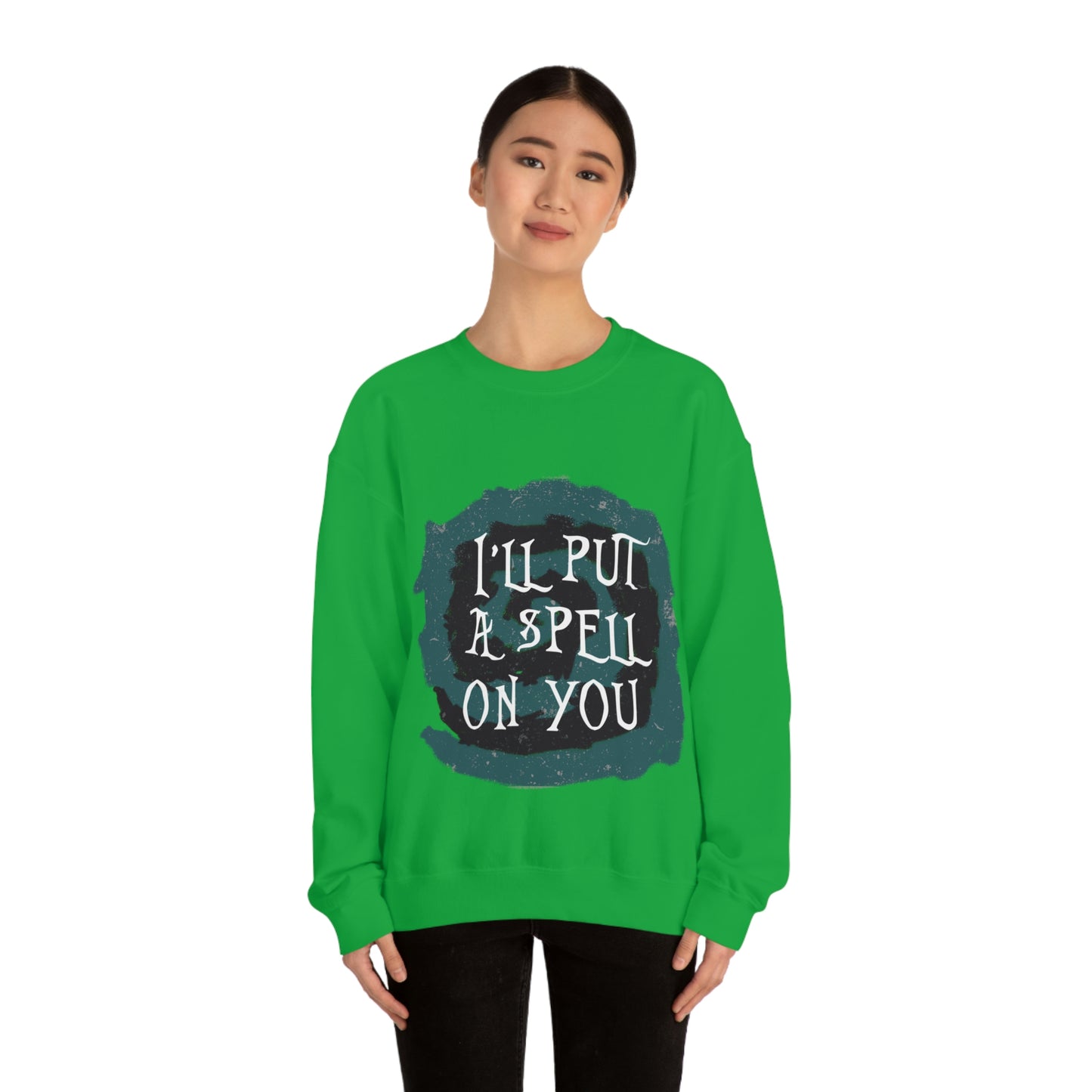 I`ll Put A Spell On You Halloween Trick Or Treat Unisex Heavy Blend™ Crewneck Sweatshirt