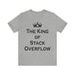 The King of Stack Overflow IT Funny Coding Unisex Jersey Short Sleeve T-Shirt