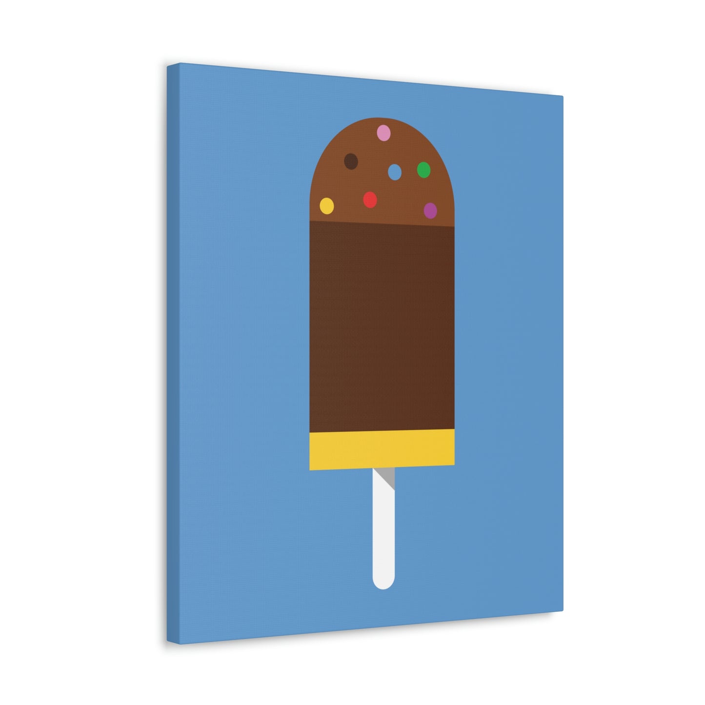 Ice Cream Lover Minimal Abstract Aesthetic Classic Art Canvas Gallery Wraps