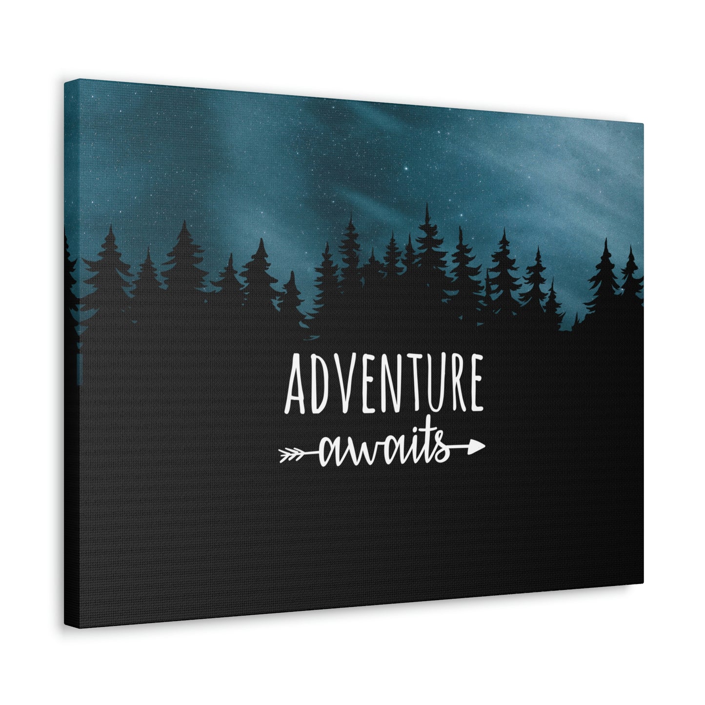 Adventure Awaits Art Vacation Landscape Explore Aesthetic Classic Art Canvas Gallery Wraps