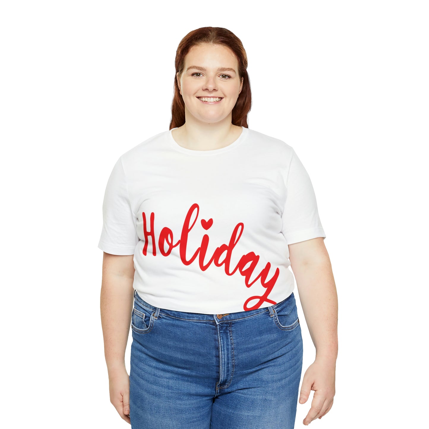 Holidays Red Text Weekend Quotes Unisex Jersey Short Sleeve T-Shirt