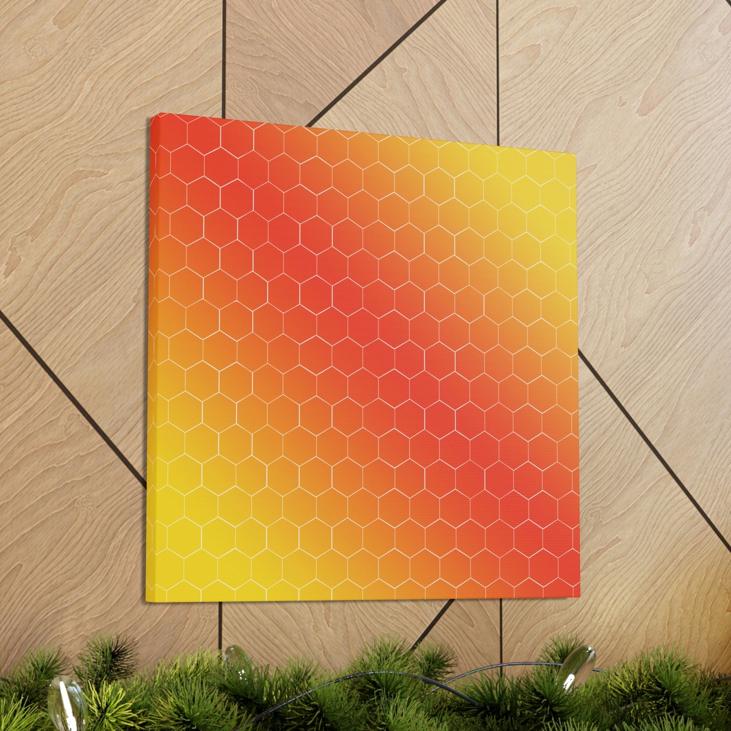 Bee Honeycomb Honey Nature Lovers Classic Art Canvas Gallery Wraps