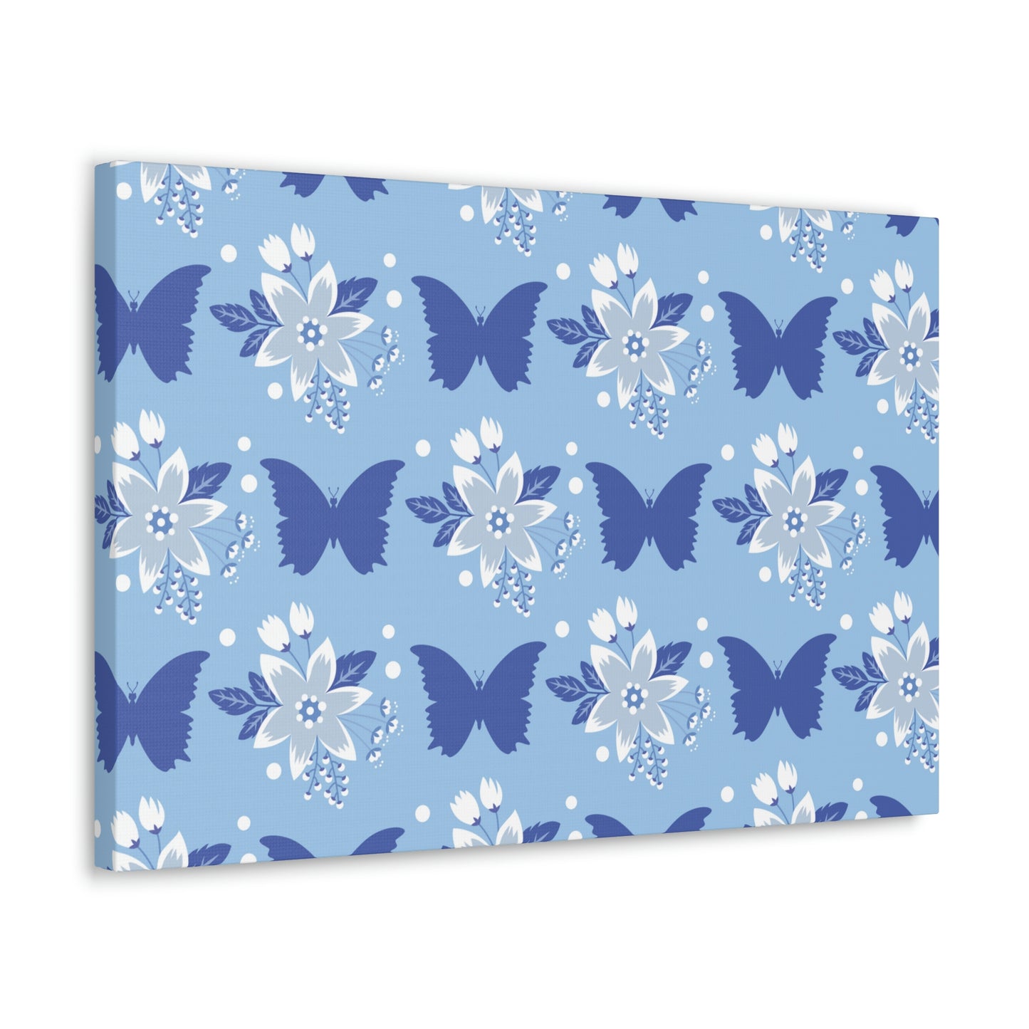 Butterfly Pattern Nature Animal Lovers Classic Art Canvas Gallery Wraps