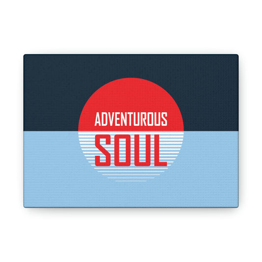 Adventurous Soul Camping Outdoors Camp Aesthetic Classic Art Canvas Gallery Wraps