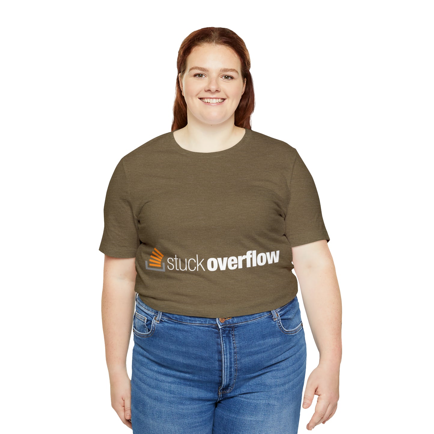 Stack Overflow Funny IT Developer Programming Nerdy Unisex Jersey Short Sleeve T-Shirt