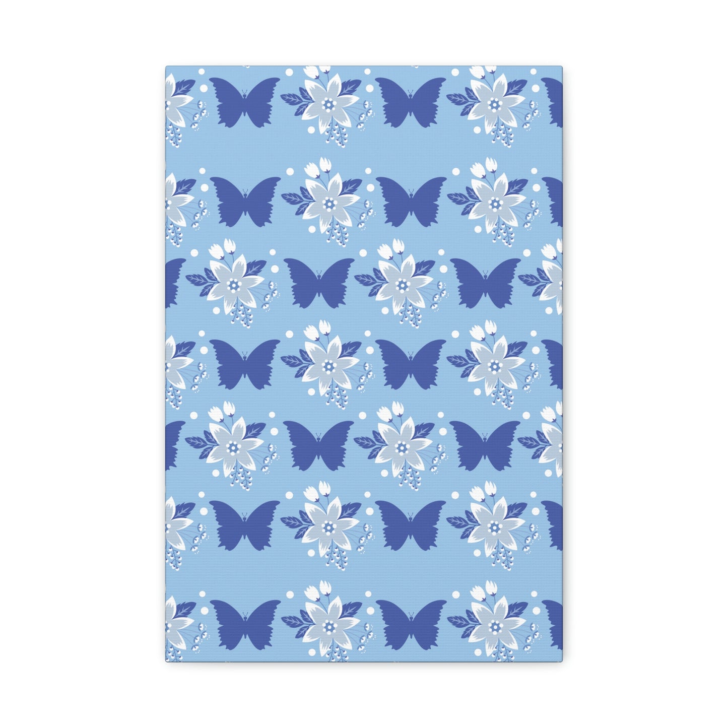 Butterfly Pattern Nature Animal Lovers Classic Art Canvas Gallery Wraps