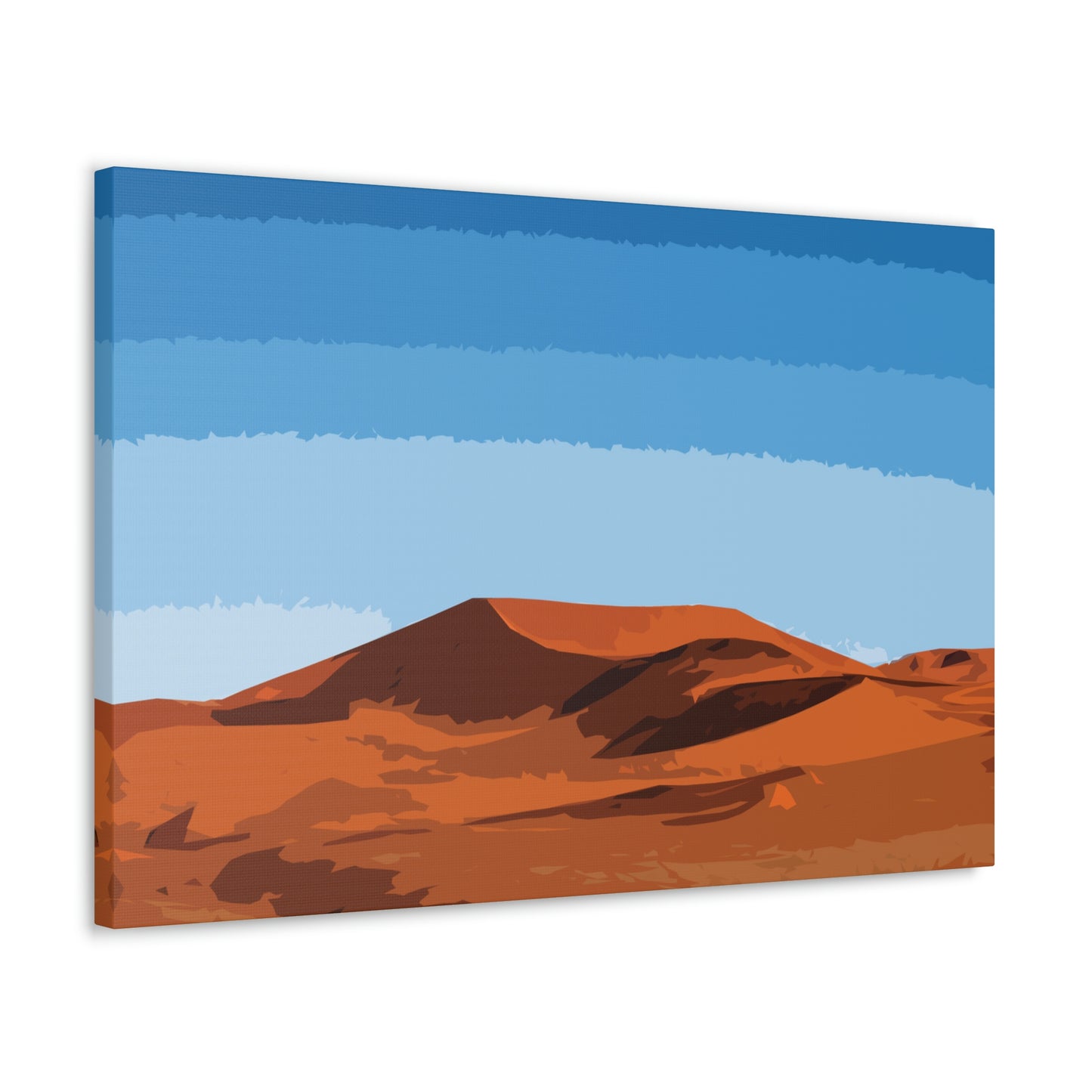 Landscape Desert Orange Sand Abstract Nature Modern Aesthetics Aesthetic Classic Art Canvas Gallery Wraps