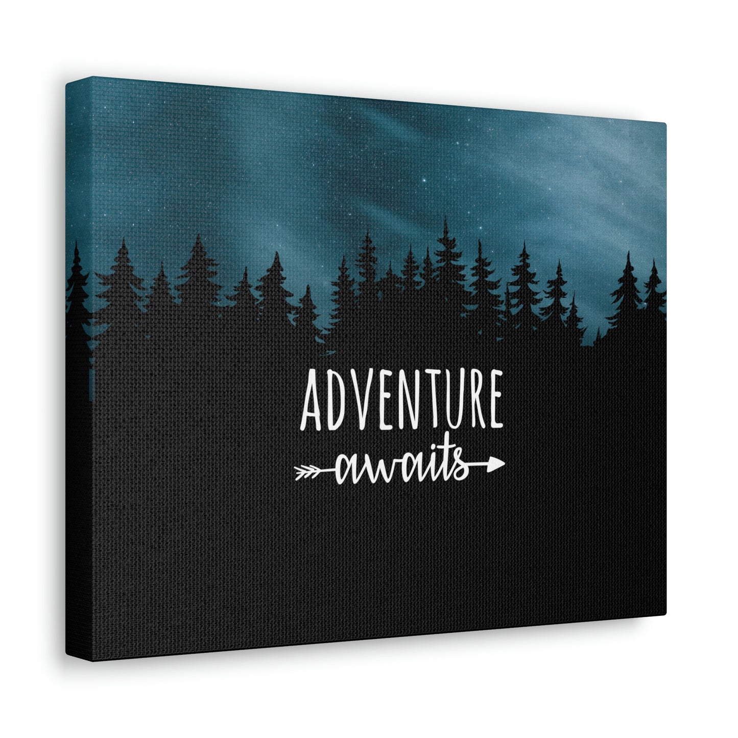 Adventure Awaits Art Vacation Landscape Explore Aesthetic Classic Art Canvas Gallery Wraps