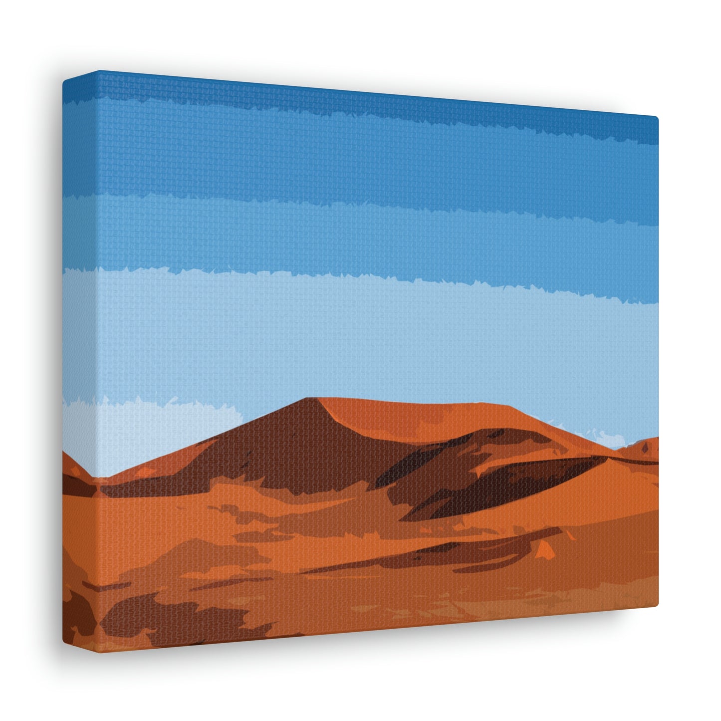 Landscape Desert Orange Sand Abstract Nature Modern Aesthetics Aesthetic Classic Art Canvas Gallery Wraps