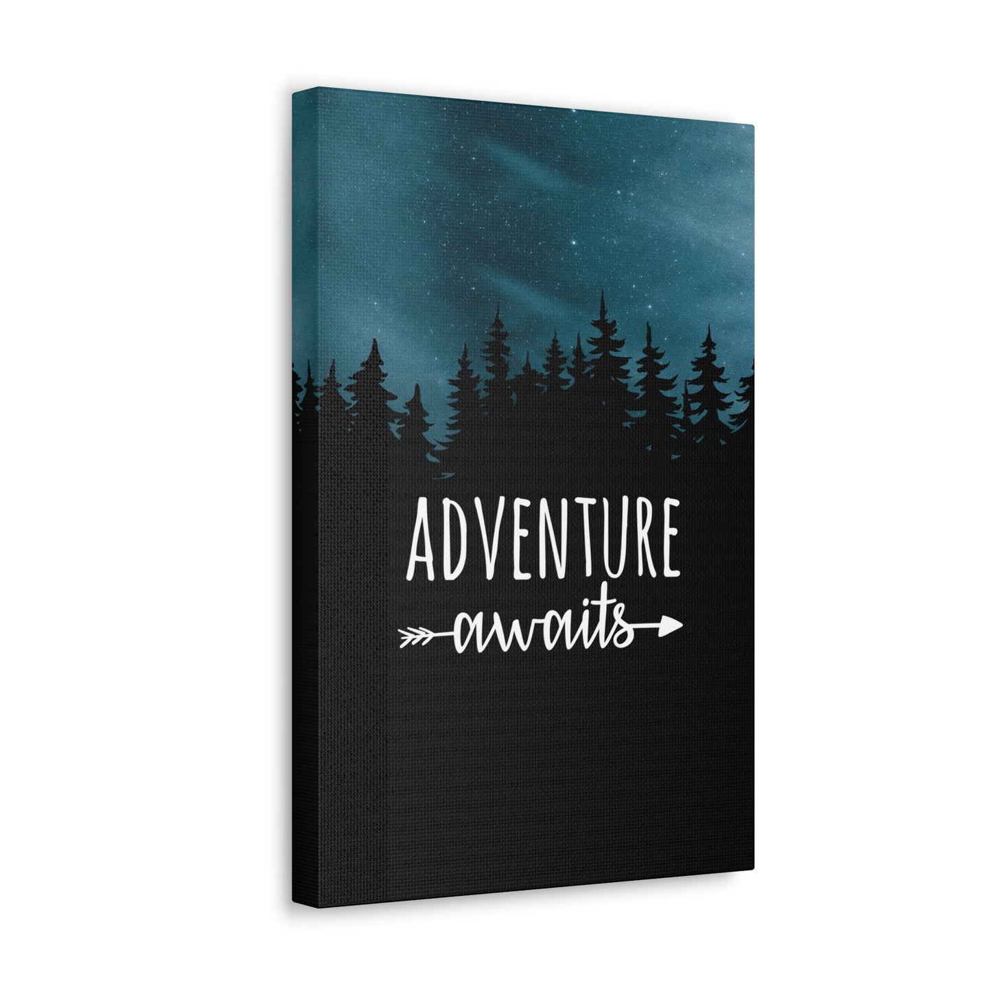 Adventure Awaits Art Vacation Landscape Explore Aesthetic Classic Art Canvas Gallery Wraps