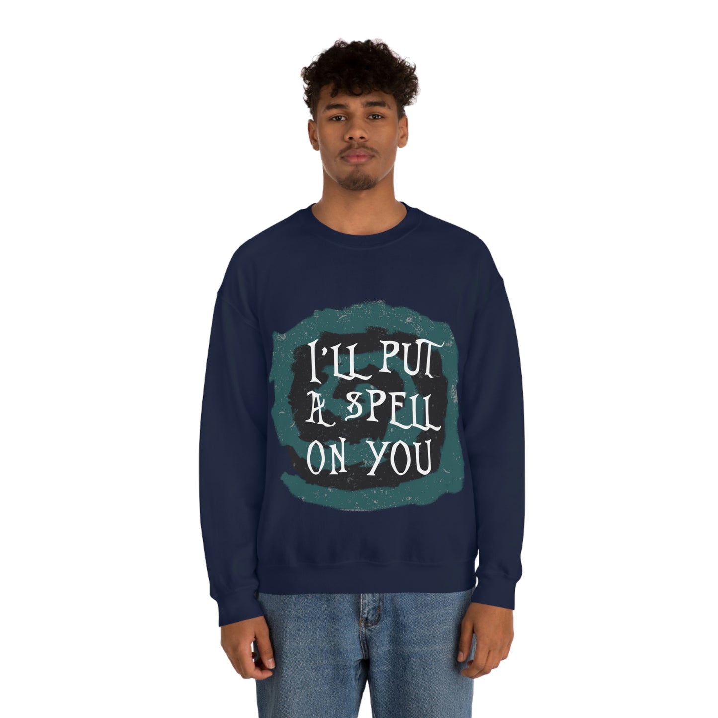 I`ll Put A Spell On You Halloween Trick Or Treat Unisex Heavy Blend™ Crewneck Sweatshirt