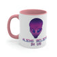 Aliens Believe In Us UFO TV Series Classic Accent Coffee Mug 11oz