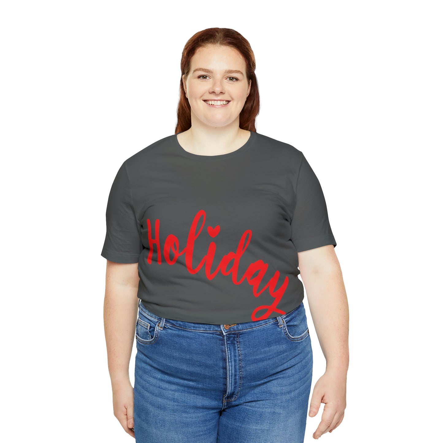 Holidays Red Text Weekend Quotes Unisex Jersey Short Sleeve T-Shirt