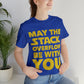 May The Stack Overflow Be With You Programming Humor Unisex Jersey Short Sleeve T-Shirt