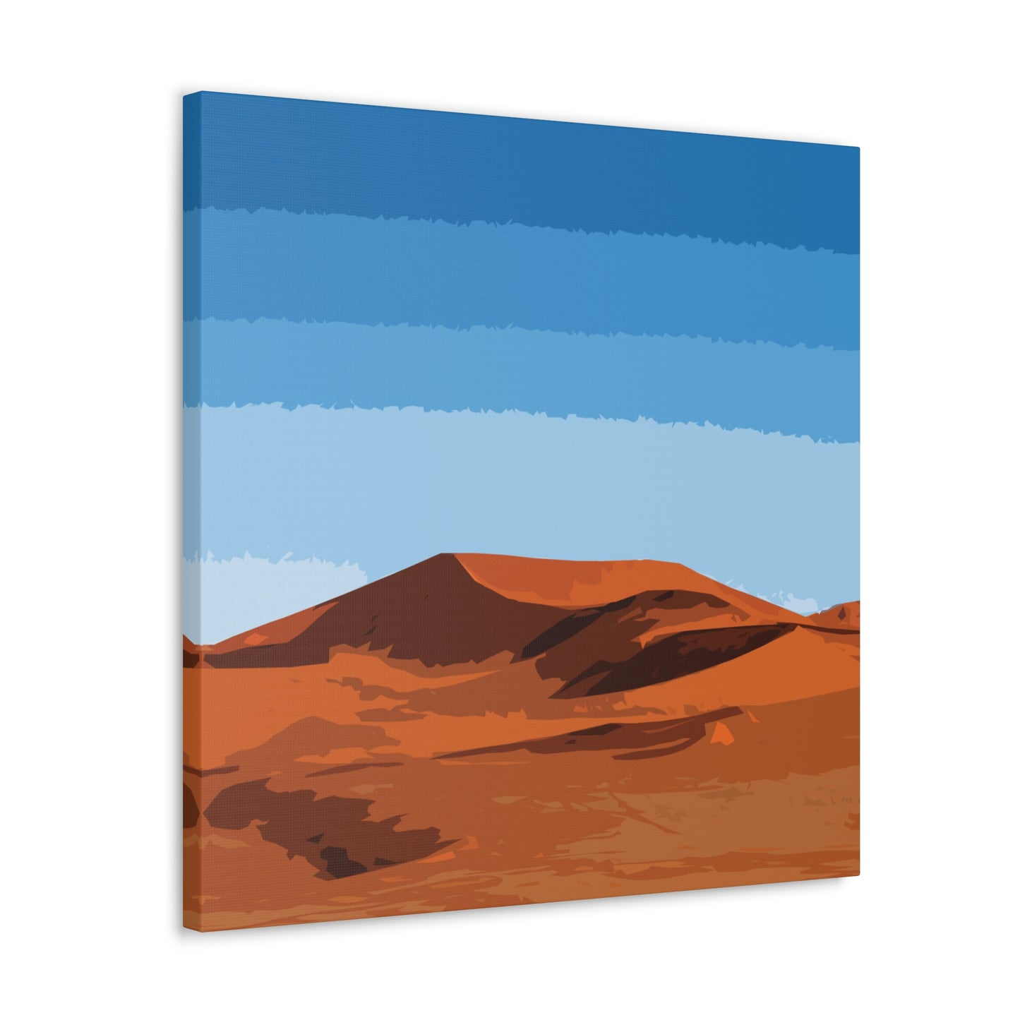 Landscape Desert Orange Sand Abstract Nature Modern Aesthetics Aesthetic Classic Art Canvas Gallery Wraps