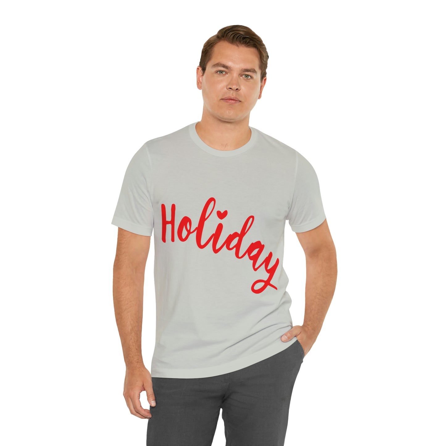 Holidays Red Text Weekend Quotes Unisex Jersey Short Sleeve T-Shirt