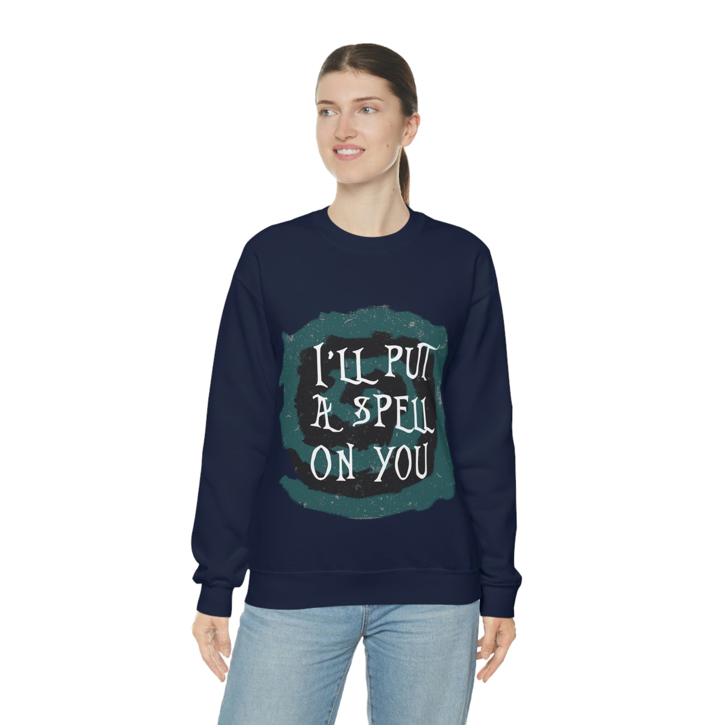 I`ll Put A Spell On You Halloween Trick Or Treat Unisex Heavy Blend™ Crewneck Sweatshirt