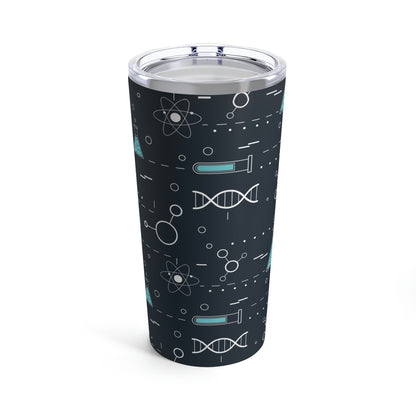 Chemistry Science Biology Pattern Scientist Educational Stainless Steel Hot or Cold Vacuum Tumbler 20oz