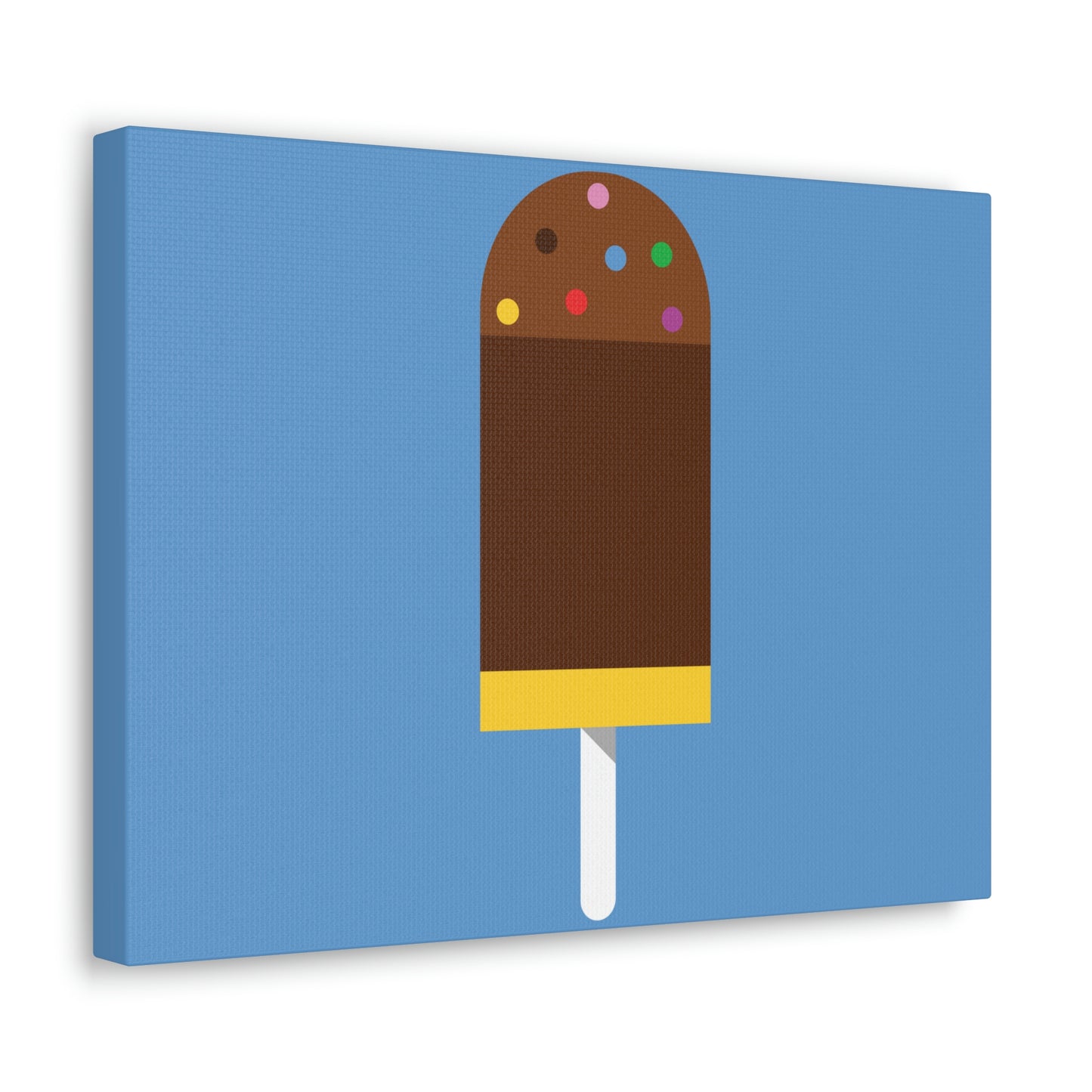 Ice Cream Lover Minimal Abstract Aesthetic Classic Art Canvas Gallery Wraps