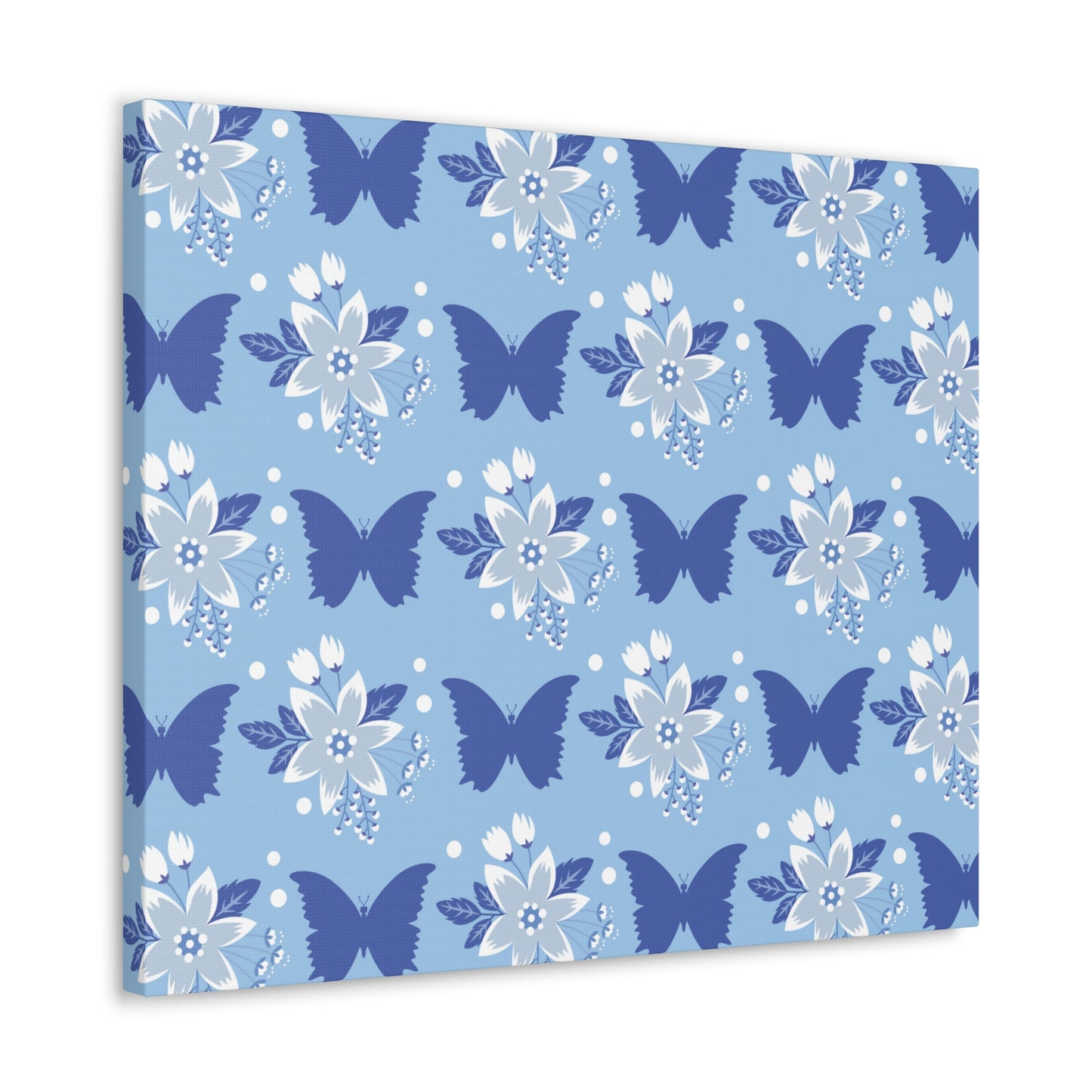 Butterfly Pattern Nature Animal Lovers Classic Art Canvas Gallery Wraps