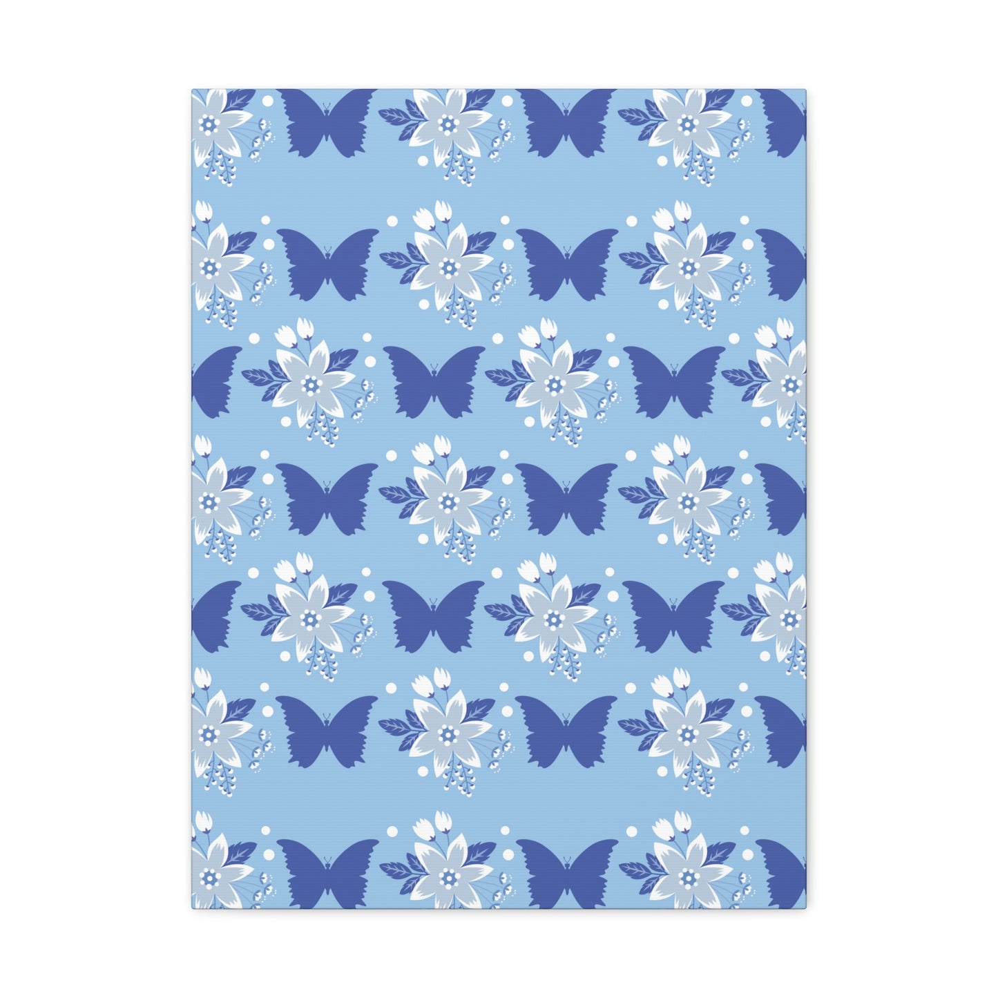 Butterfly Pattern Nature Animal Lovers Classic Art Canvas Gallery Wraps