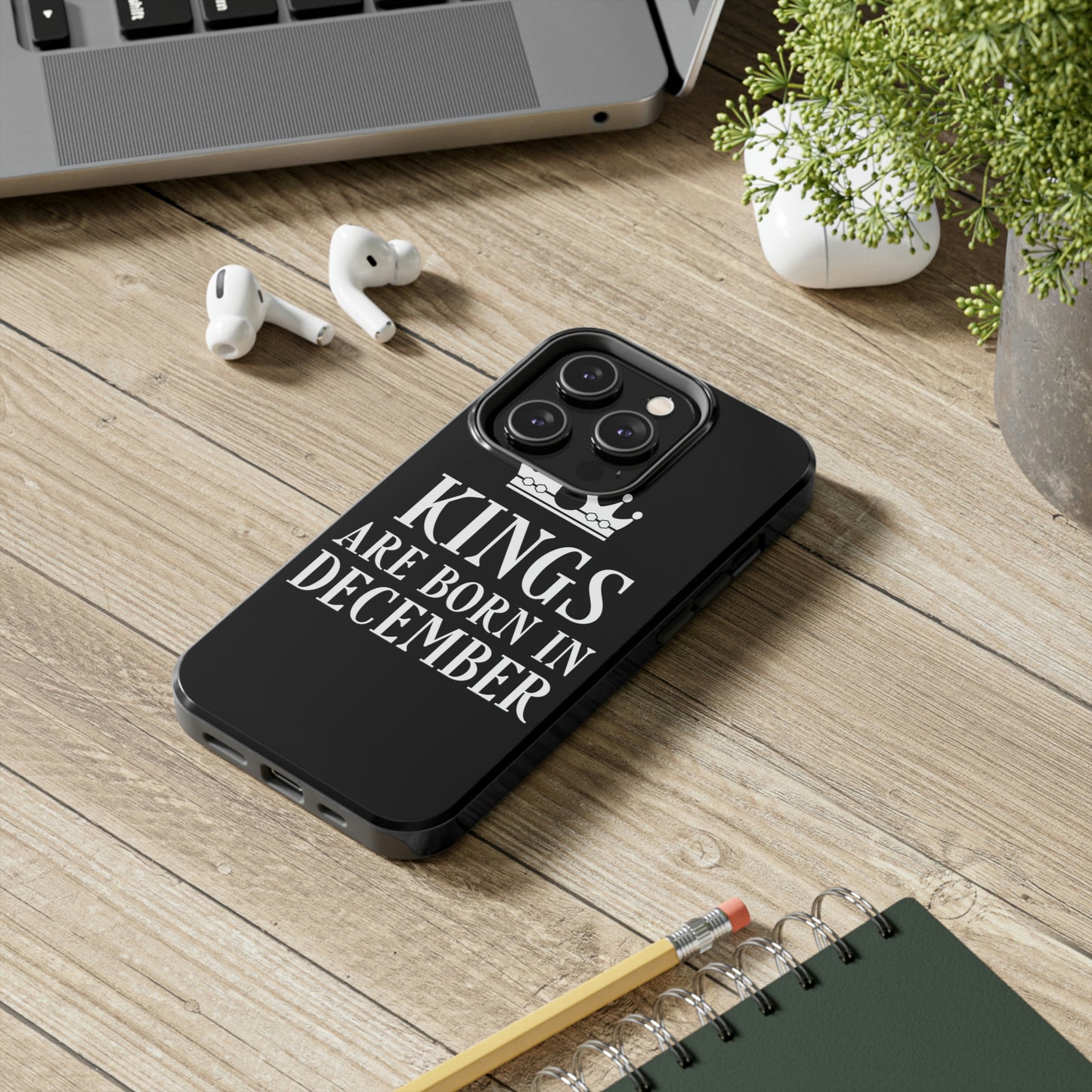 Kngs Are Born in December Happy Birthday Tough Phone Cases Case-Mate