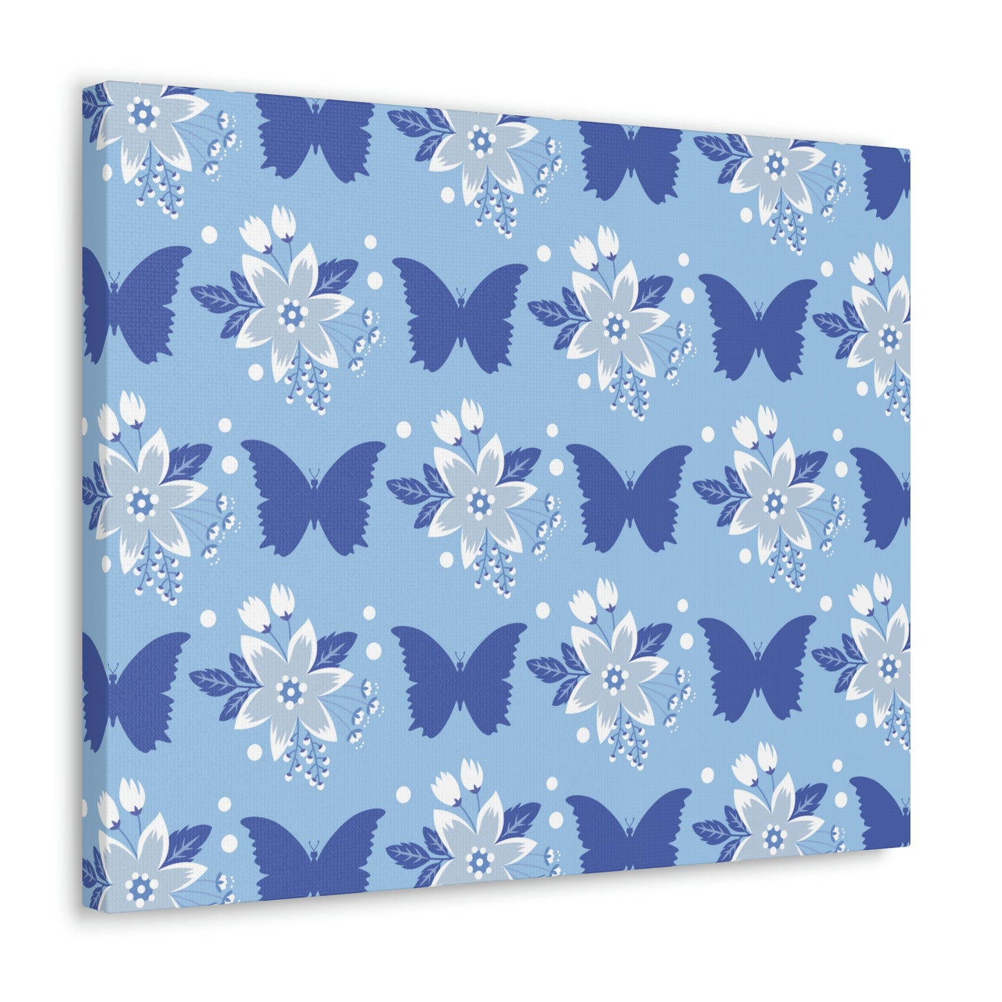 Butterfly Pattern Nature Animal Lovers Classic Art Canvas Gallery Wraps