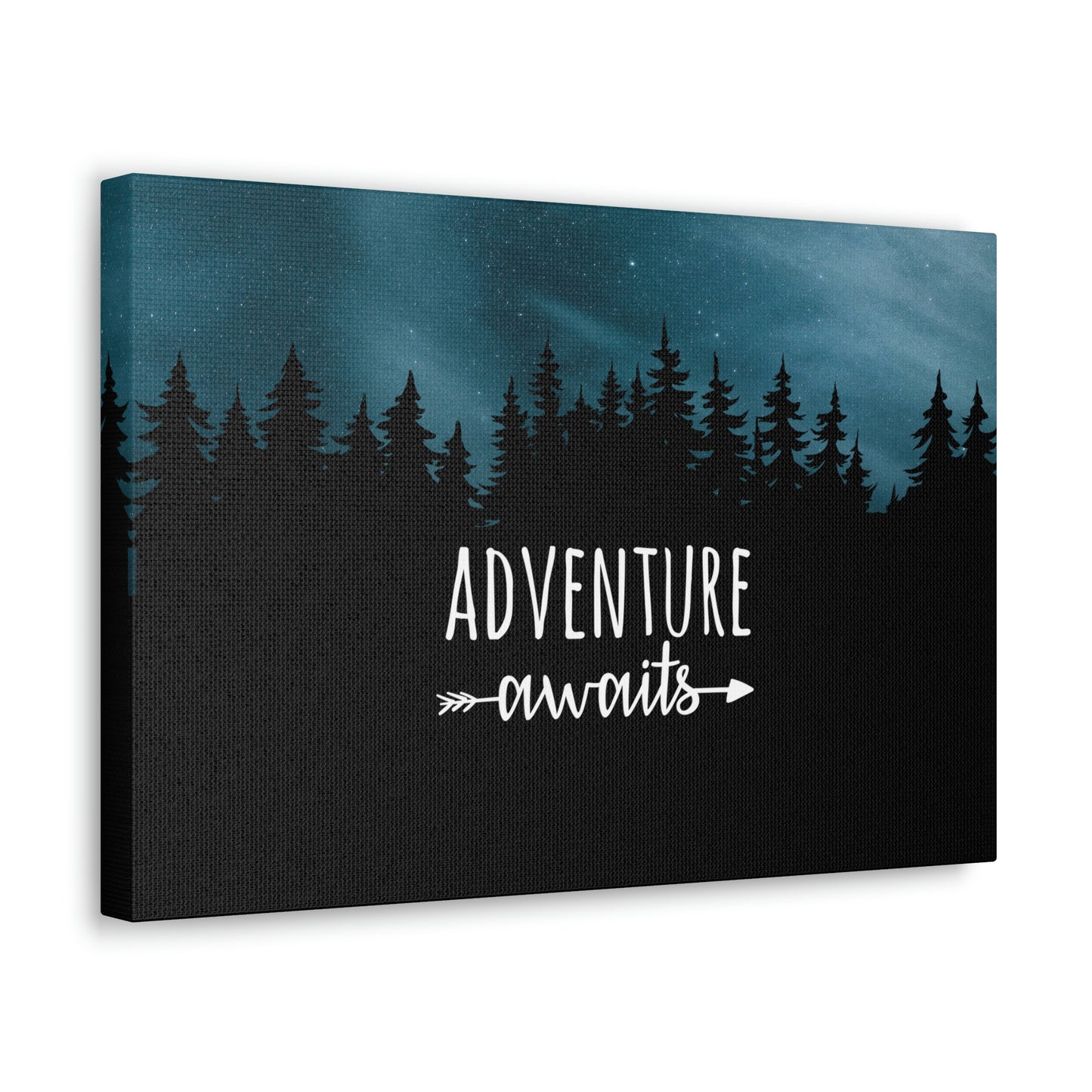 Adventure Awaits Art Vacation Landscape Explore Aesthetic Classic Art Canvas Gallery Wraps