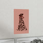 Retro Movies Woman in Dress Vintage Film Lover Art Premium Matte Vertical Posters