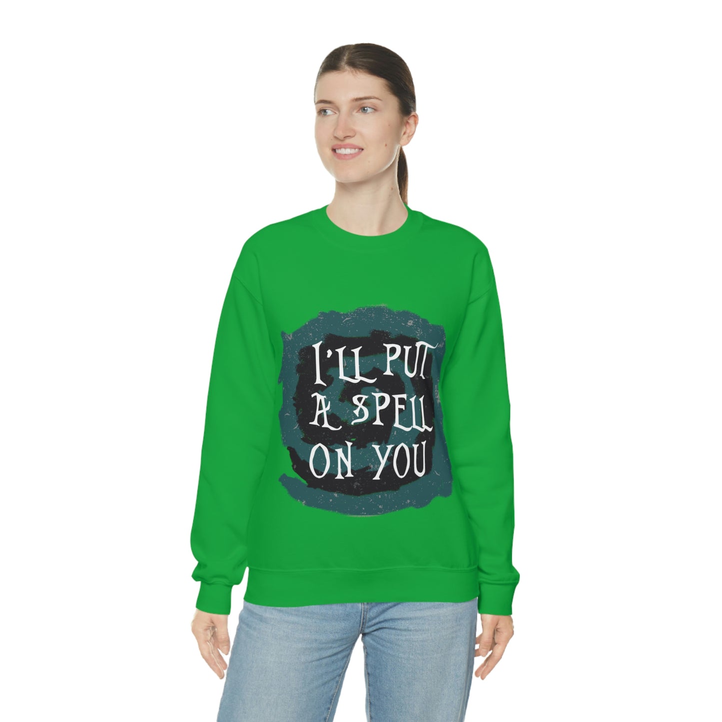 I`ll Put A Spell On You Halloween Trick Or Treat Unisex Heavy Blend™ Crewneck Sweatshirt