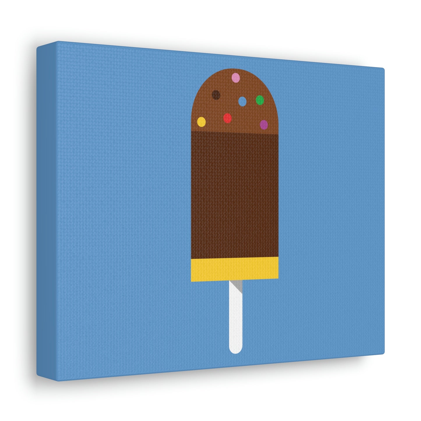 Ice Cream Lover Minimal Abstract Aesthetic Classic Art Canvas Gallery Wraps