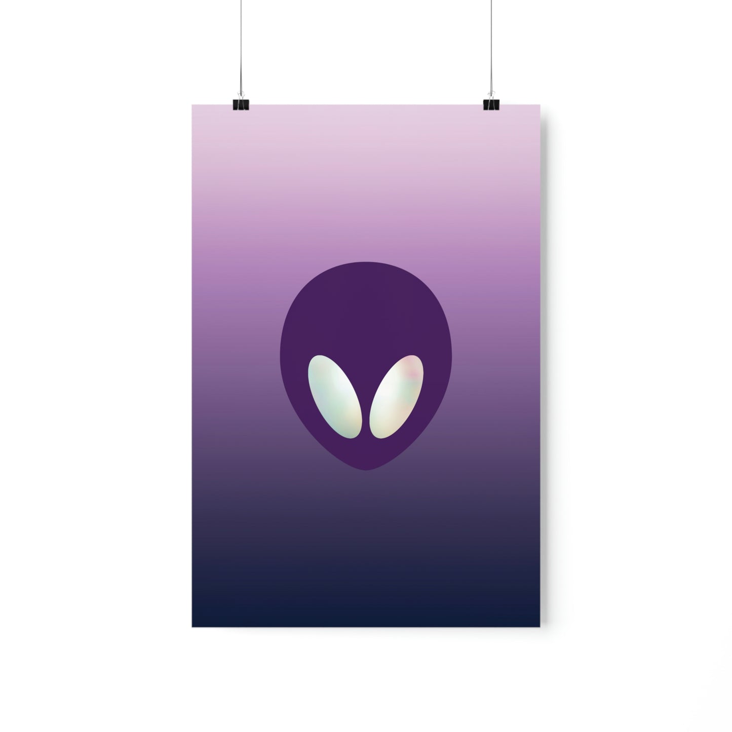 Alien Aesthetic Minimalist UFO Classic TV Series Art Premium Matte Vertical Posters