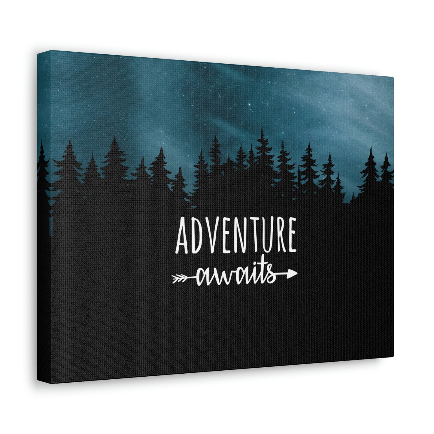 Adventure Awaits Art Vacation Landscape Explore Aesthetic Classic Art Canvas Gallery Wraps