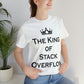 The King of Stack Overflow IT Funny Coding Unisex Jersey Short Sleeve T-Shirt