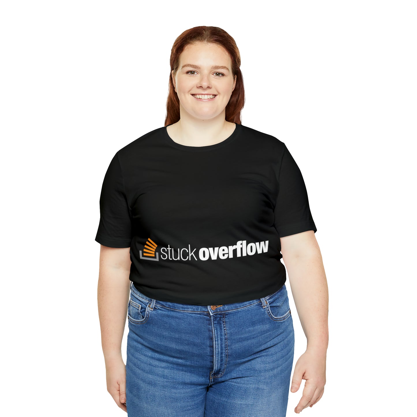 Stack Overflow Funny IT Developer Programming Nerdy Unisex Jersey Short Sleeve T-Shirt