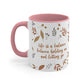 Life is a Balance Between Holding On and Letting Go Quotes Fall Print Accent Coffee Mug 11oz