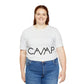 Camping Typography Minimal Art Unisex Jersey Short Sleeve T-Shirt