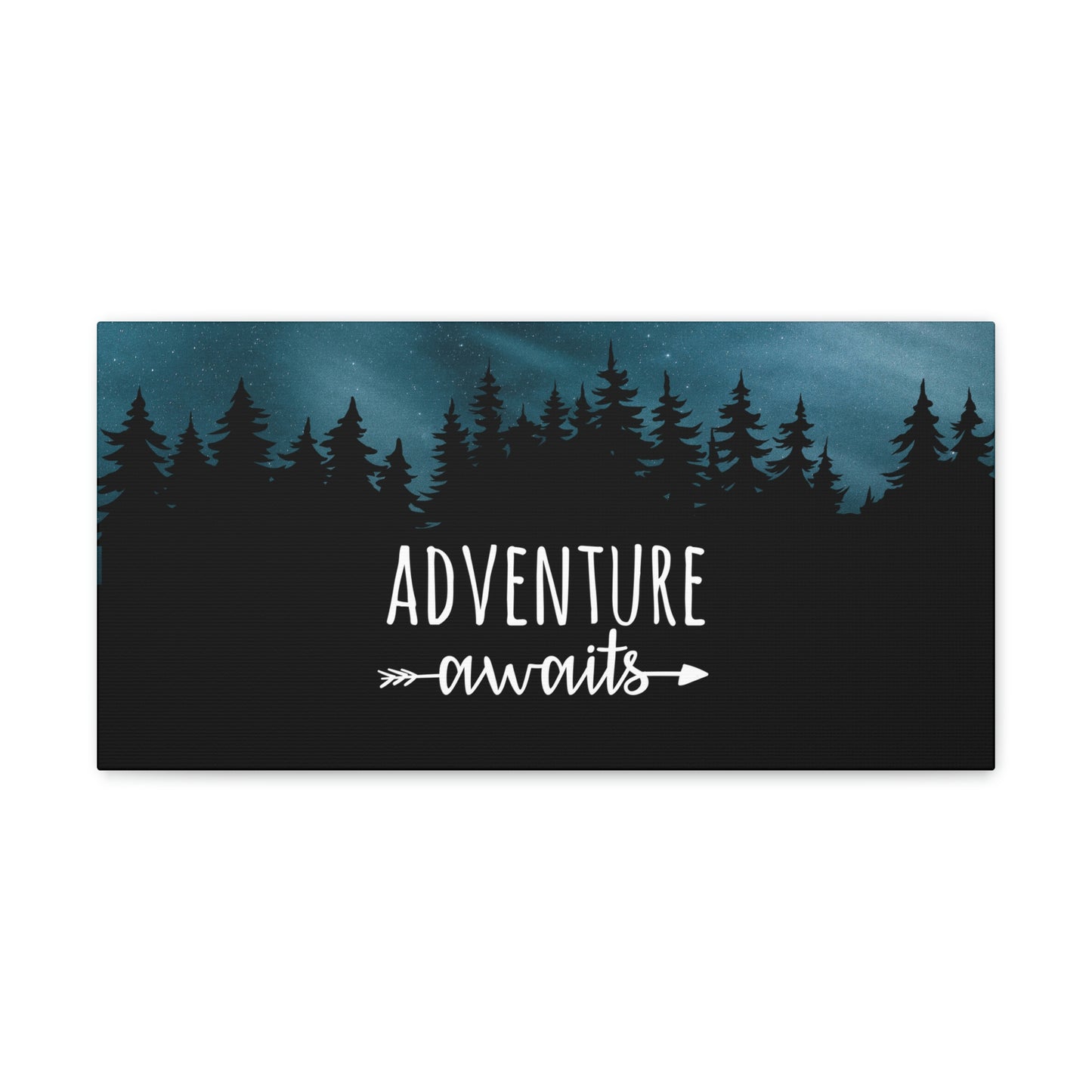 Adventure Awaits Art Vacation Landscape Explore Aesthetic Classic Art Canvas Gallery Wraps