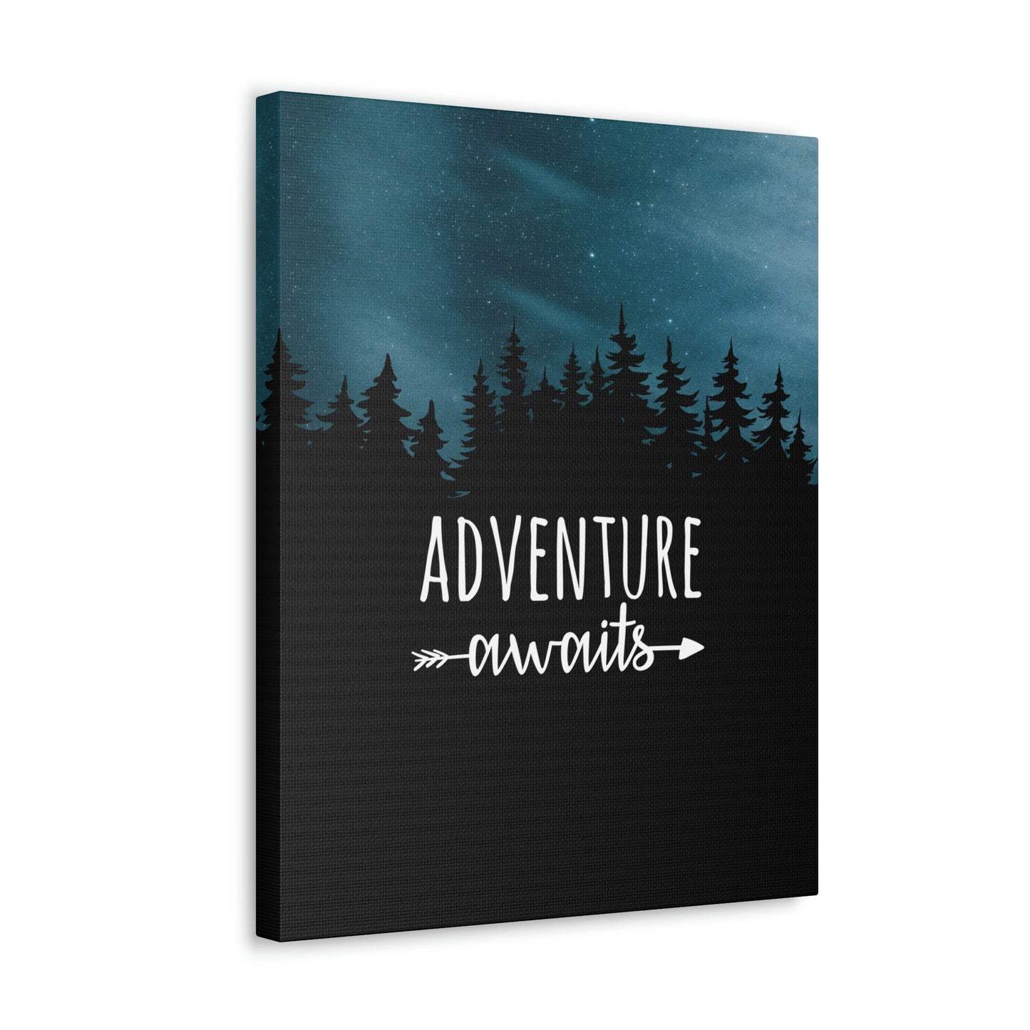 Adventure Awaits Art Vacation Landscape Explore Aesthetic Classic Art Canvas Gallery Wraps