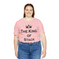 The King of Stack Overflow IT Funny Coding Unisex Jersey Short Sleeve T-Shirt