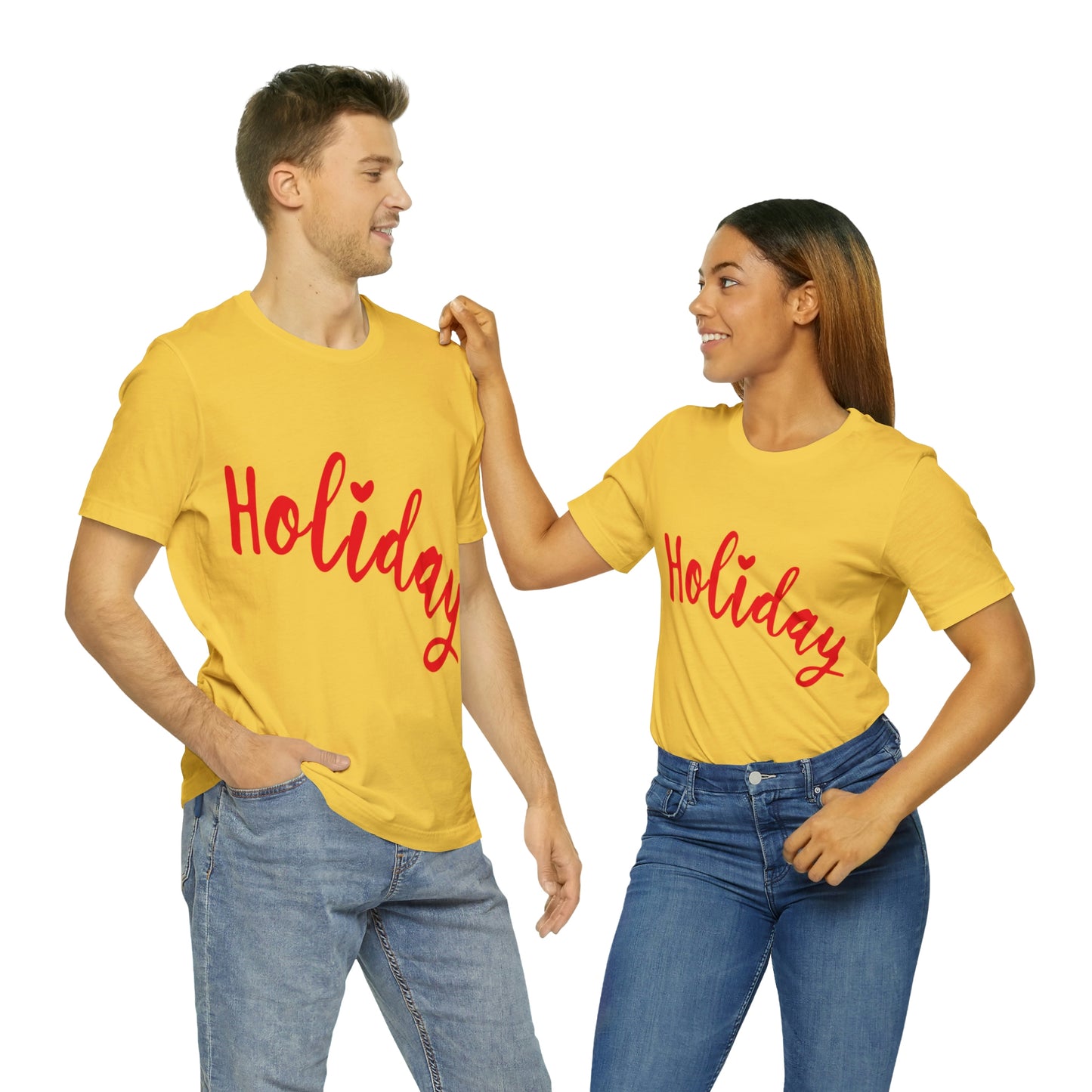 Holidays Red Text Weekend Quotes Unisex Jersey Short Sleeve T-Shirt