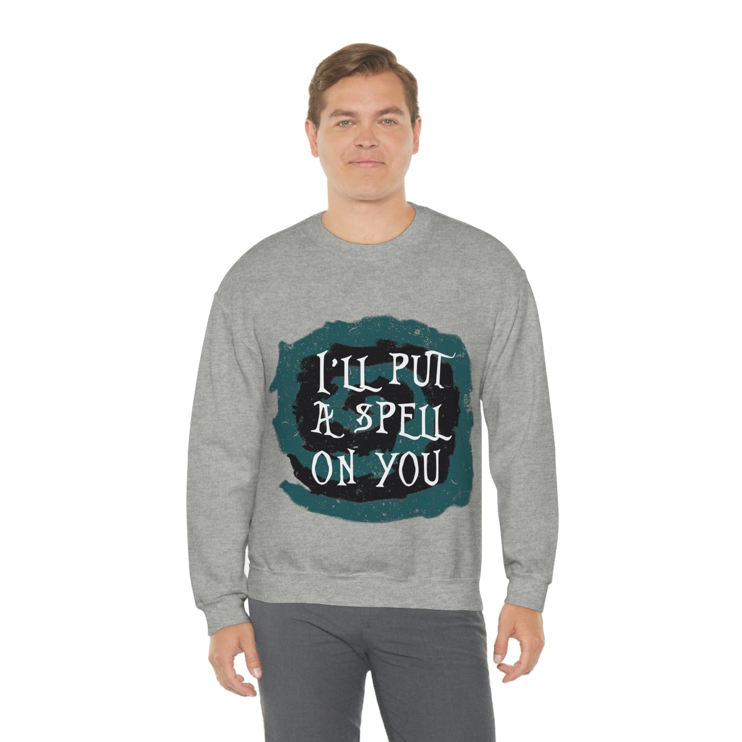 I`ll Put A Spell On You Halloween Trick Or Treat Unisex Heavy Blend™ Crewneck Sweatshirt