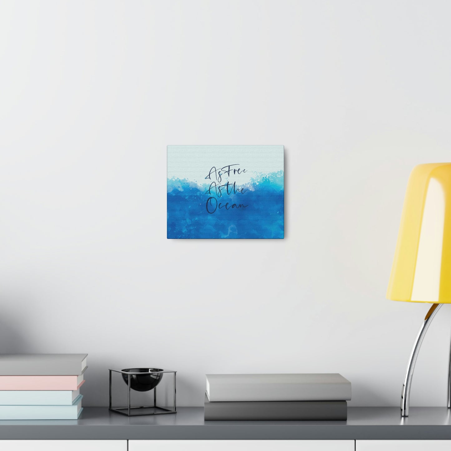 As Free As The Ocean Relationship Quotes Aesthetic Classic Art Canvas Gallery Wraps