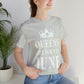 Queens Are Born in June Happy Birthday Unisex Jersey Short Sleeve T-Shirt