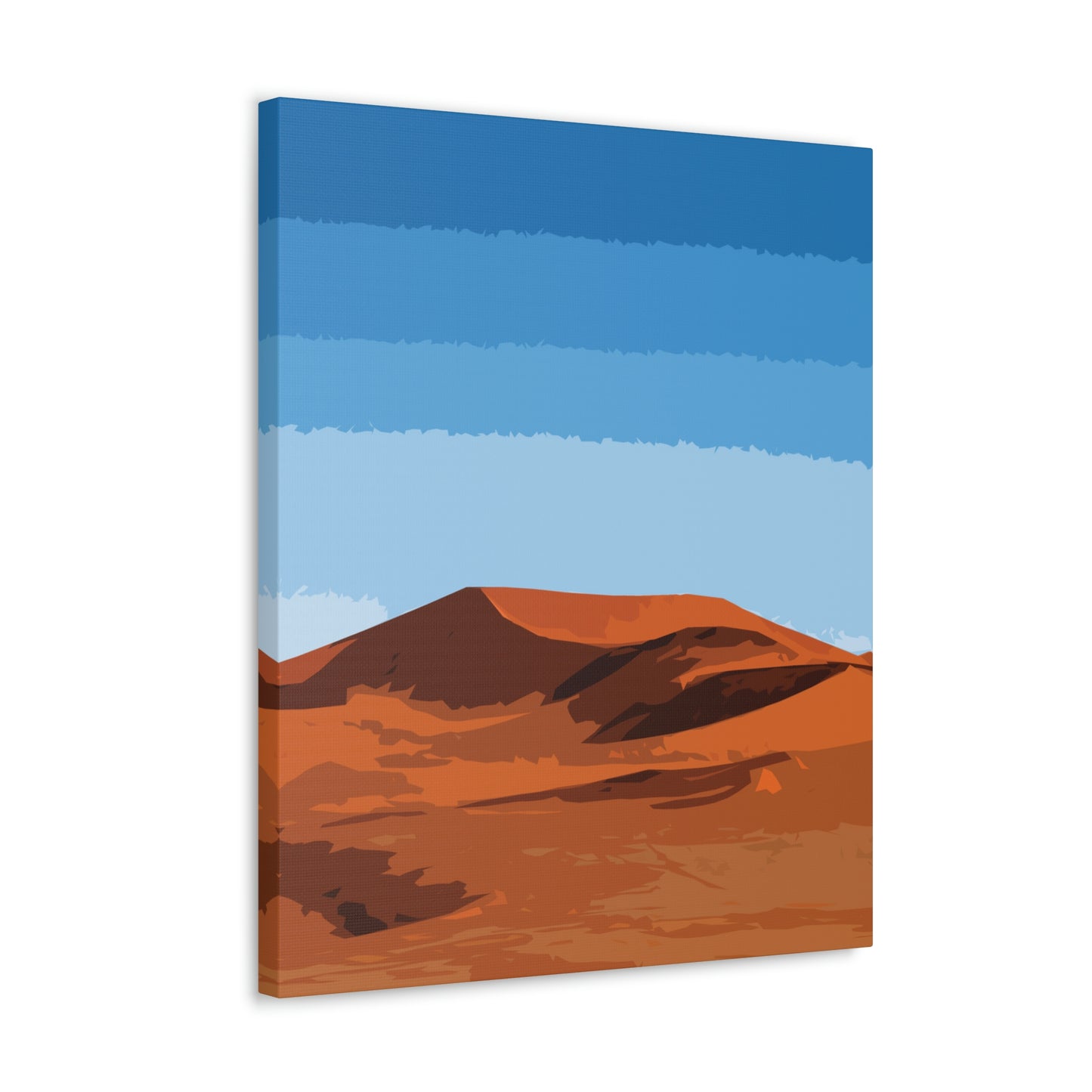 Landscape Desert Orange Sand Abstract Nature Modern Aesthetics Aesthetic Classic Art Canvas Gallery Wraps