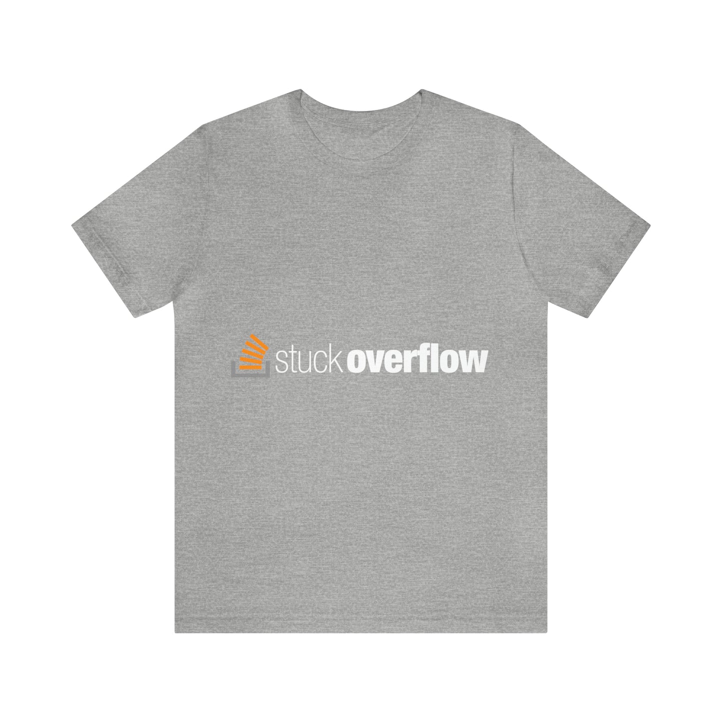 Stack Overflow Funny IT Developer Programming Nerdy Unisex Jersey Short Sleeve T-Shirt